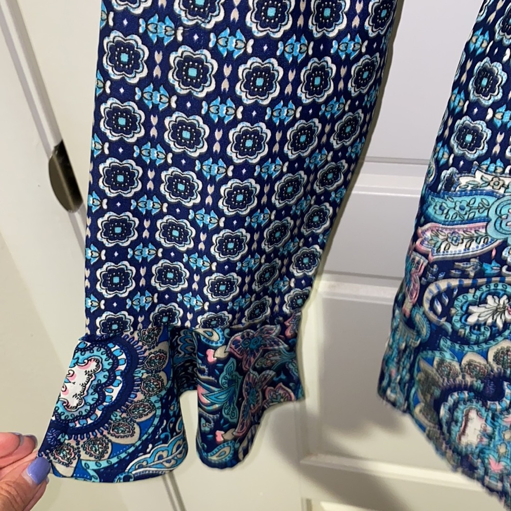 Blue pattern romper - Picture 4 of 5